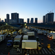 Tsukiji market at dawn.